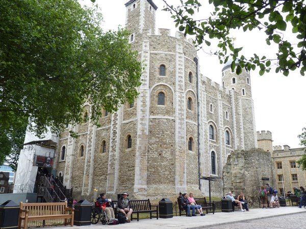 106. Tower of London - The White Tower that now holds all the armour. This is where Royalty used to stay.