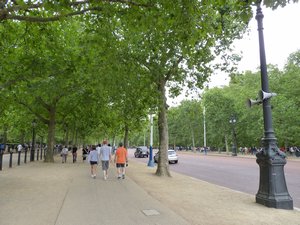 57. The beautiful road from Buckingham Palace