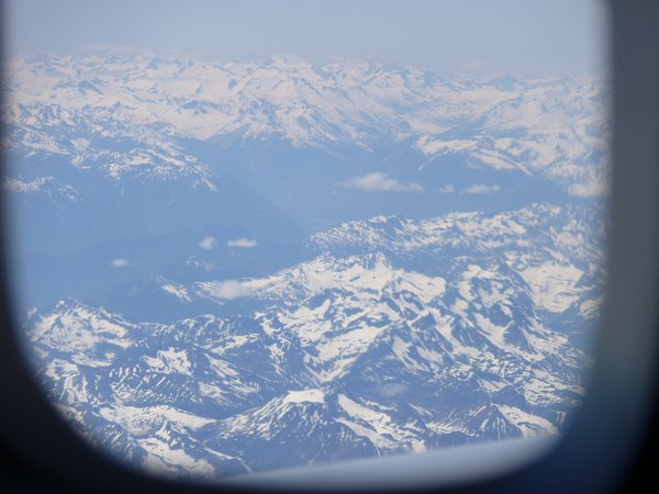 2. Magical view of Canada from the plane