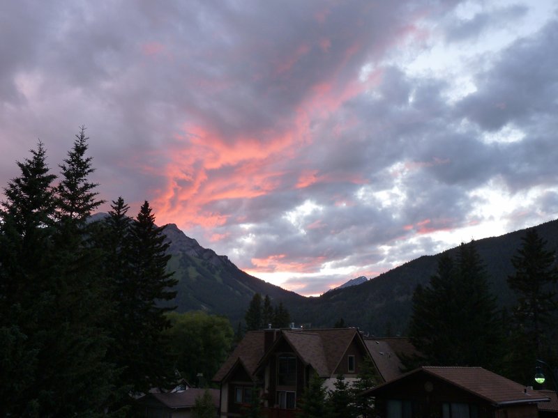 65. Sunset over Banff