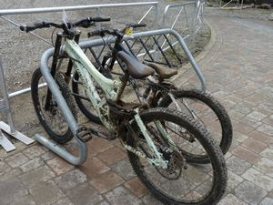 25. Mountain biking is popular (and dirty) here)