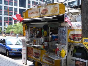 24. The ever popular food cart