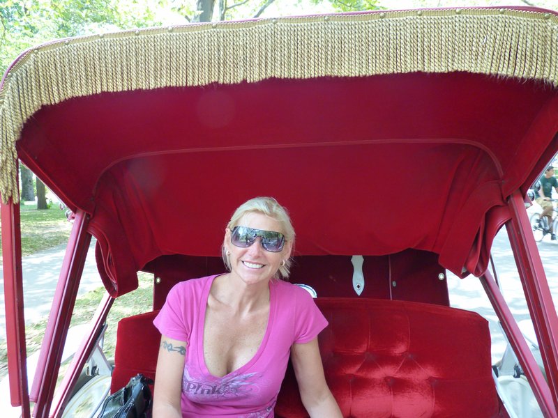 17. Me in our horsey cart