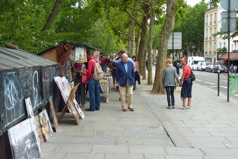 Book Sellers on the Left Bank