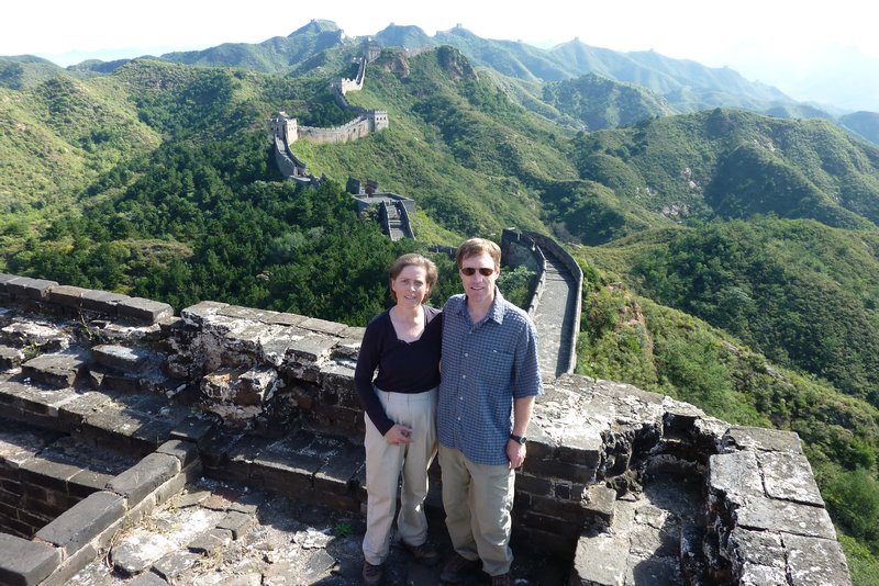 Beth and John on Great Wall