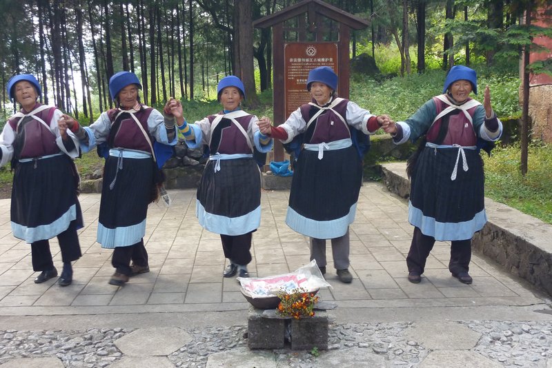 Dancers at Jade Mountain Monastery