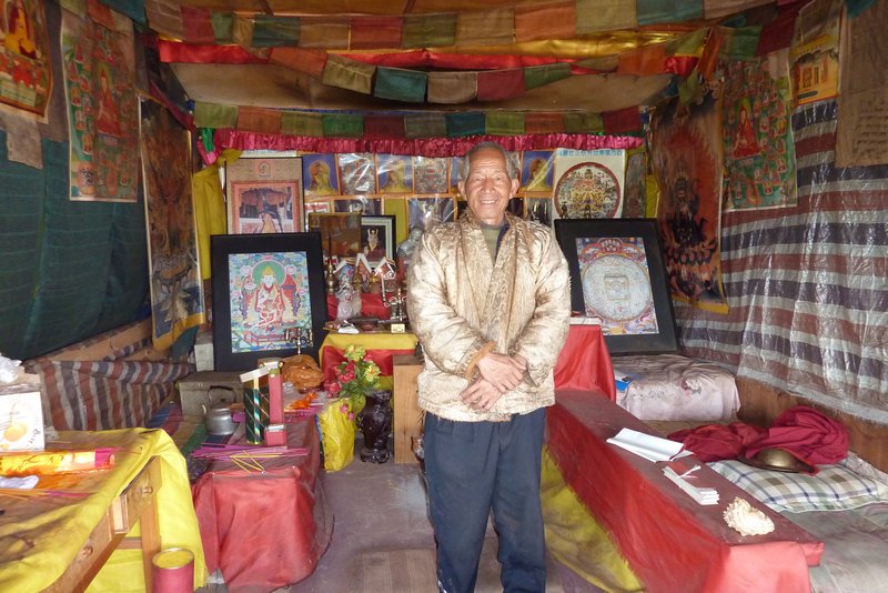 Monk at Fu Gao Temple