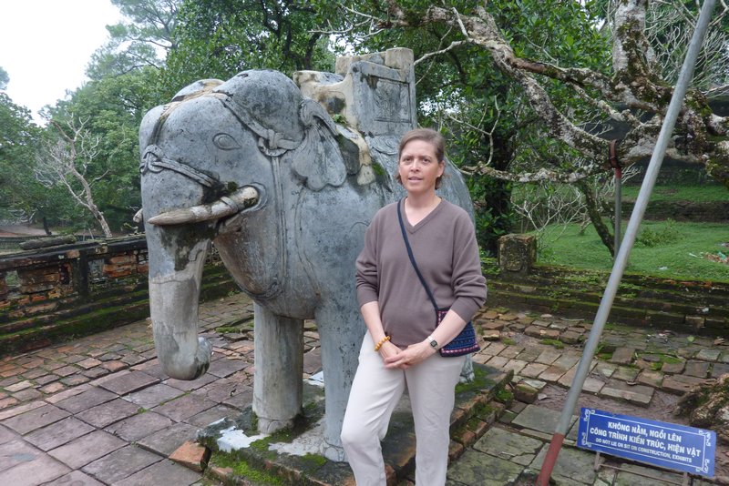 Beth and an Elephant