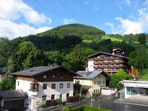 Zell am See - the view from our hotel