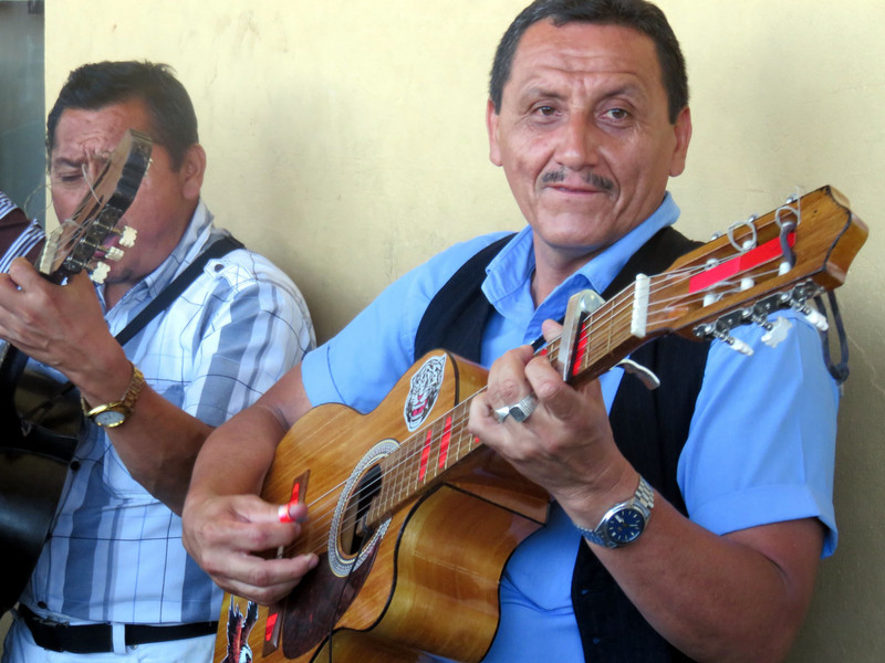 Musicians in downtown San Salvador