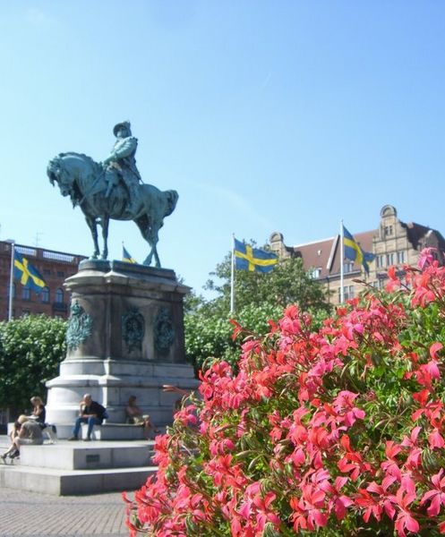 Main square of Malmo, Sweden