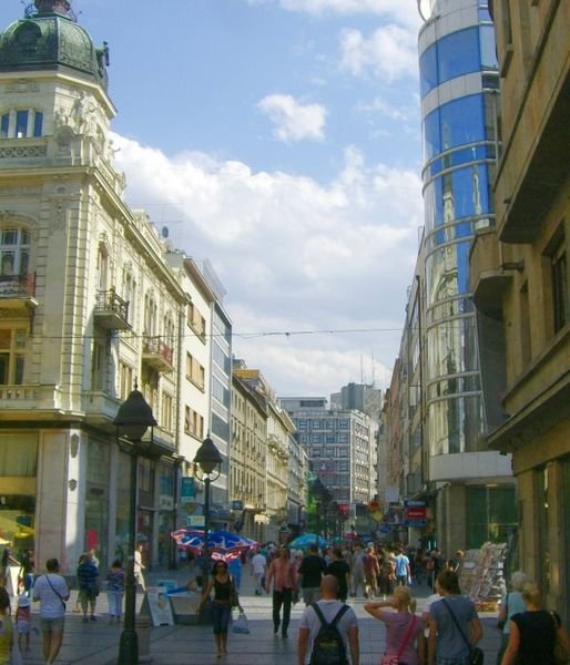 Shopping Street, central Belgrade
