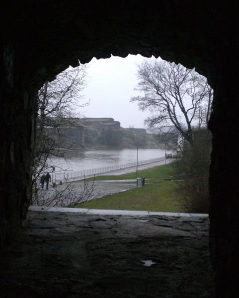 Archway in one of the fortress tunnels
