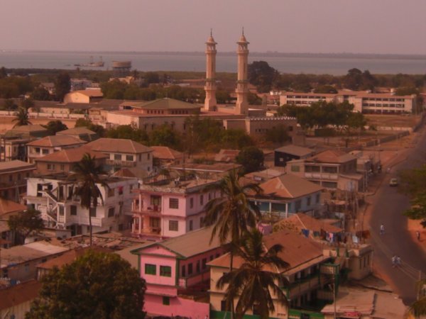Banjul, as seen from Arch 22