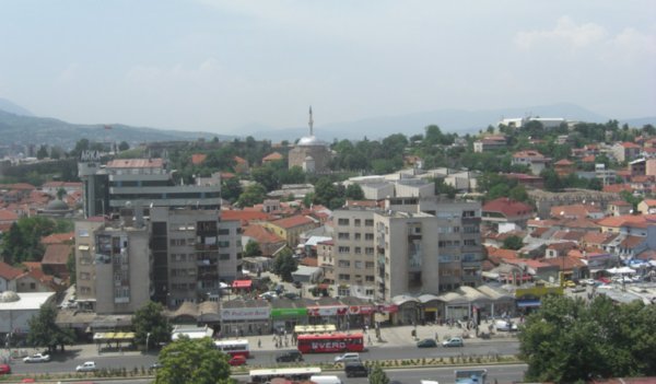Skopje, as seen from th top of the Clock Tower