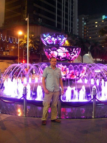A fountain in central KL