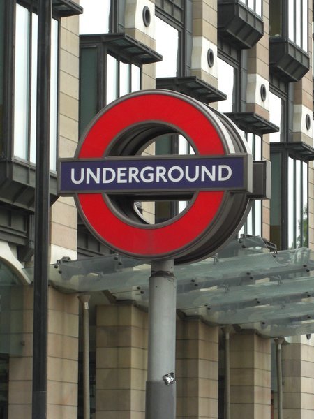 An iconic underground sign