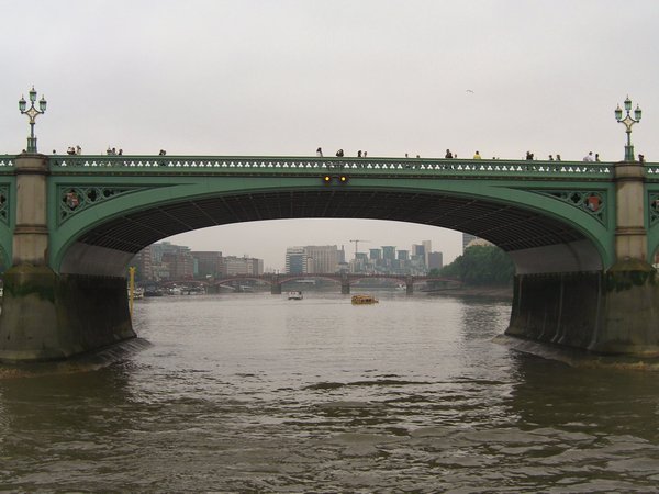A view under Westminter Bridge