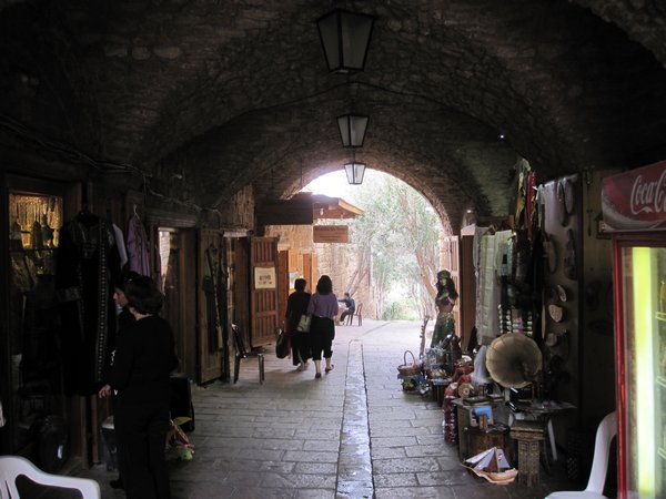 The restored souq area of Byblos