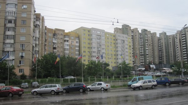 Street scene of central Chisinau