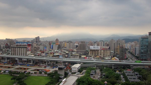 Panorama of downtown Taipei