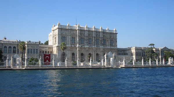 One of the many palaces we passed on our Bosphorus boat trip