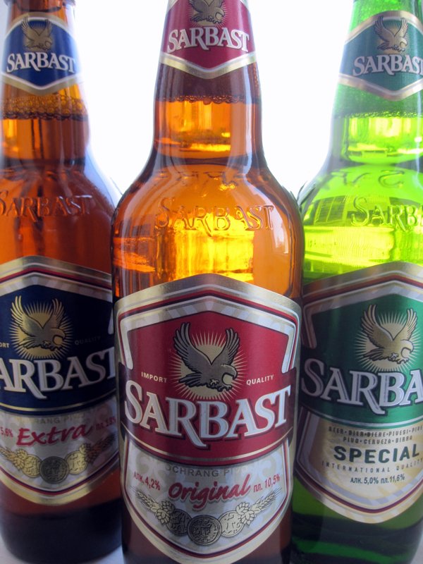 Uzbek beer -Sarbast