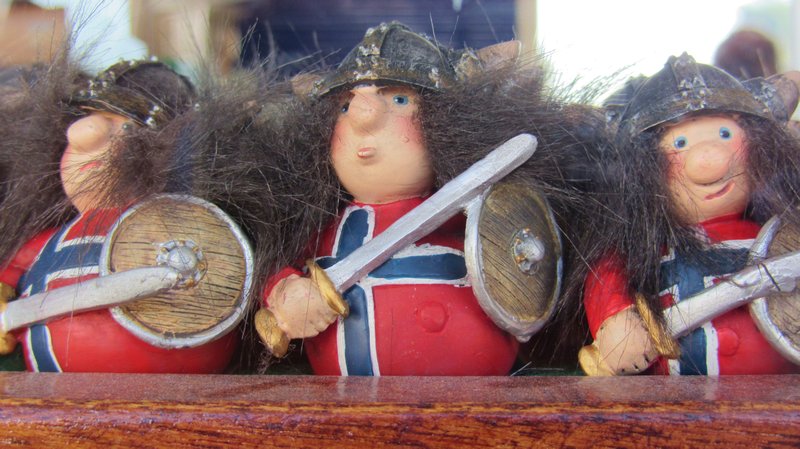 Fearsome Viking warrors