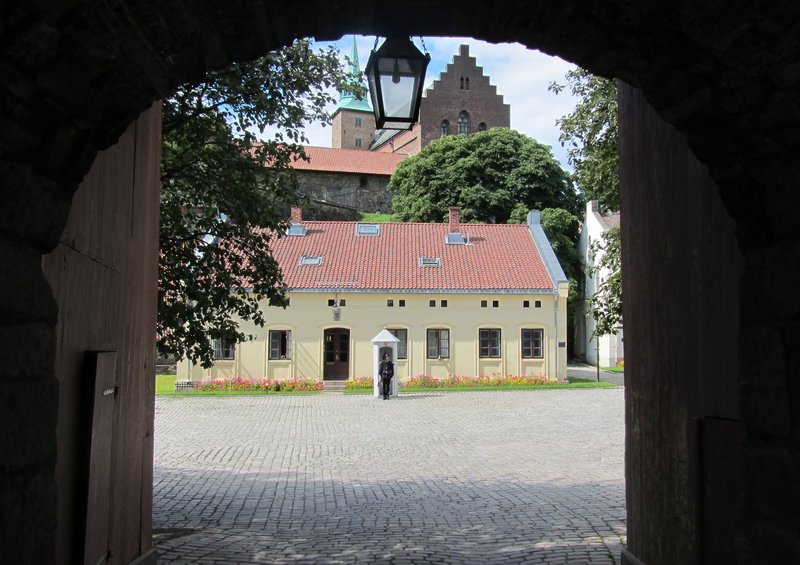Archway into Akershus Fortress