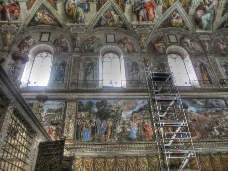 Insie the Sistine Chapel