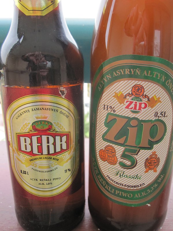 Berk and Zip, grat names for the local beer