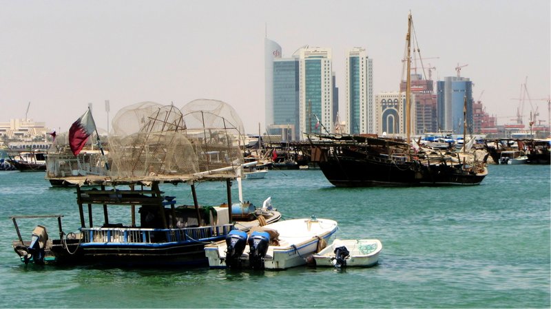 Old Dhows in Doha
