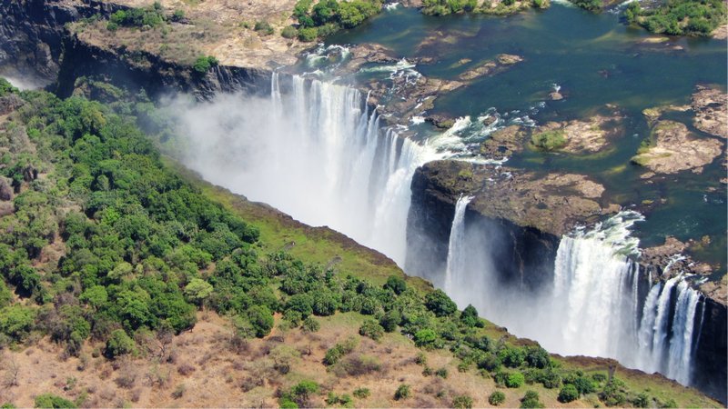 Victoria Falls in the dry season!