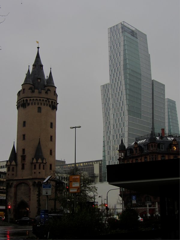 Old  and New: Eschenheim Tower