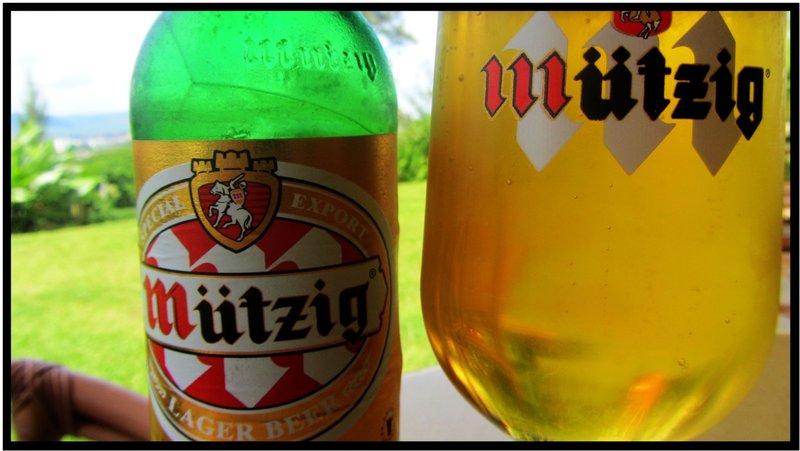 The German-sounding local beer