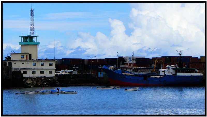 Comoros harbour area