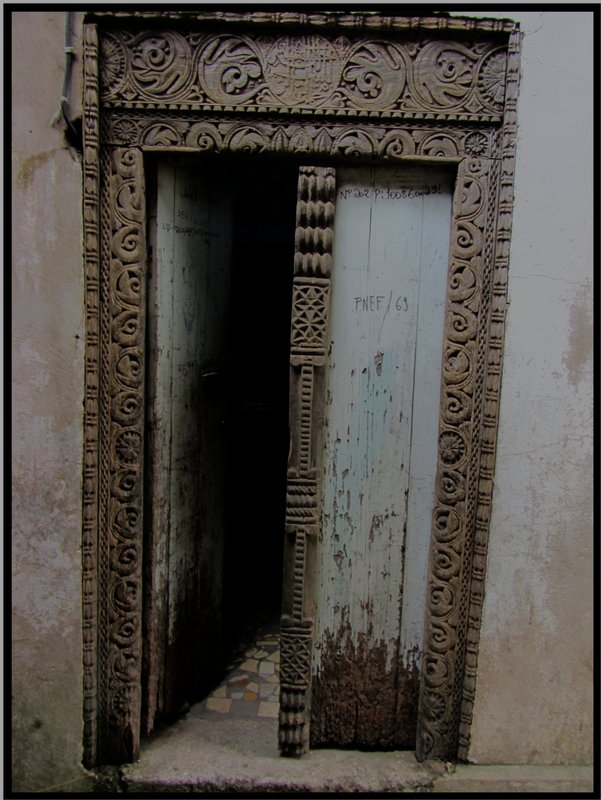 Wooden doorway in the medina