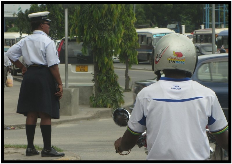 Traffic policewoman