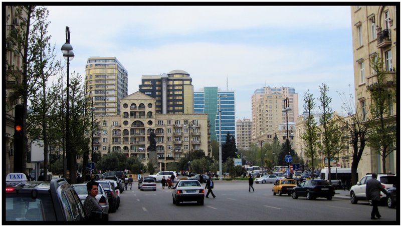 Baku street scene