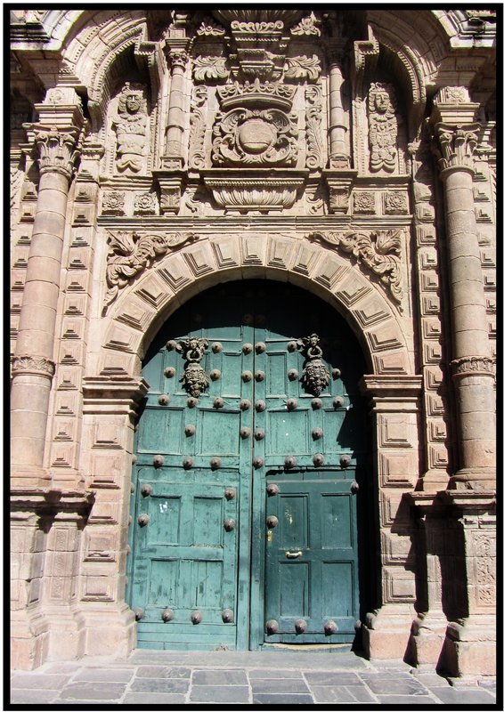 Impressive doorway, Cusco