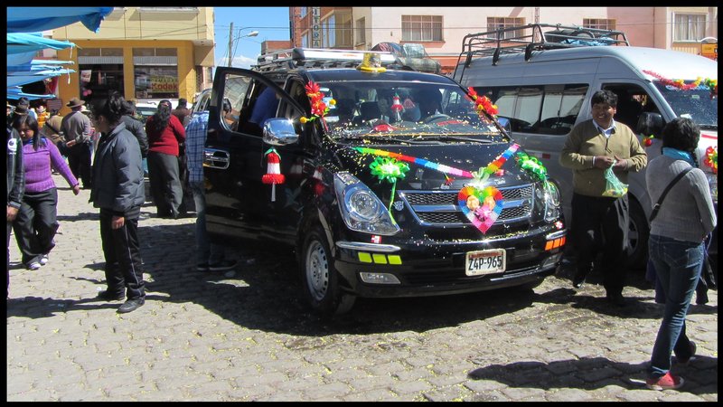 Car blessing, Cococabana, Boliva
