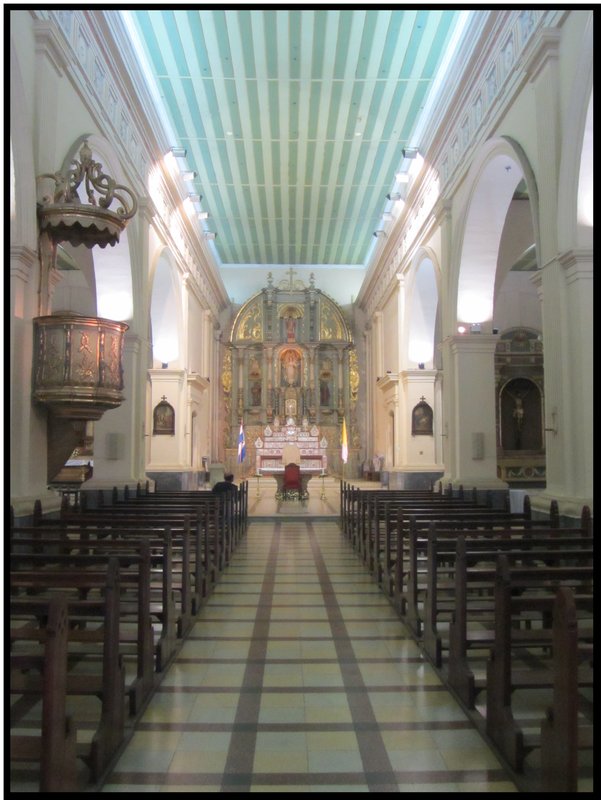 Inside Asuncion Cathedral
