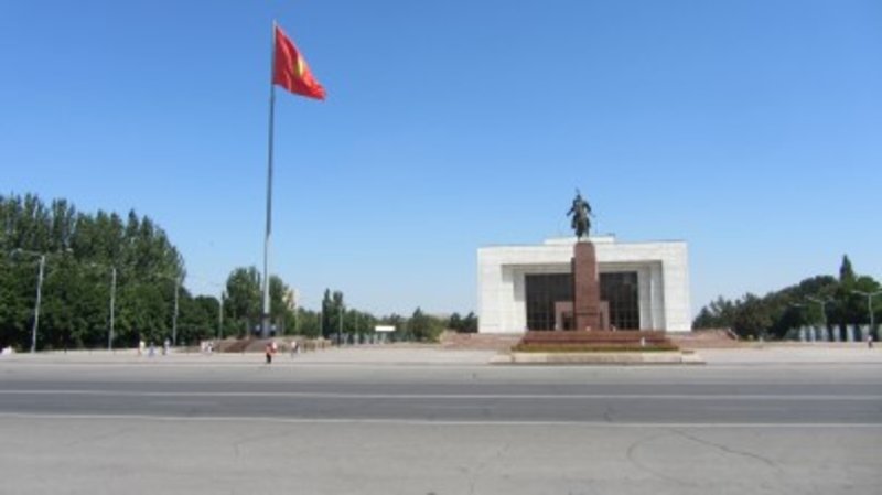 Alo-too Square, central Bishkek 
