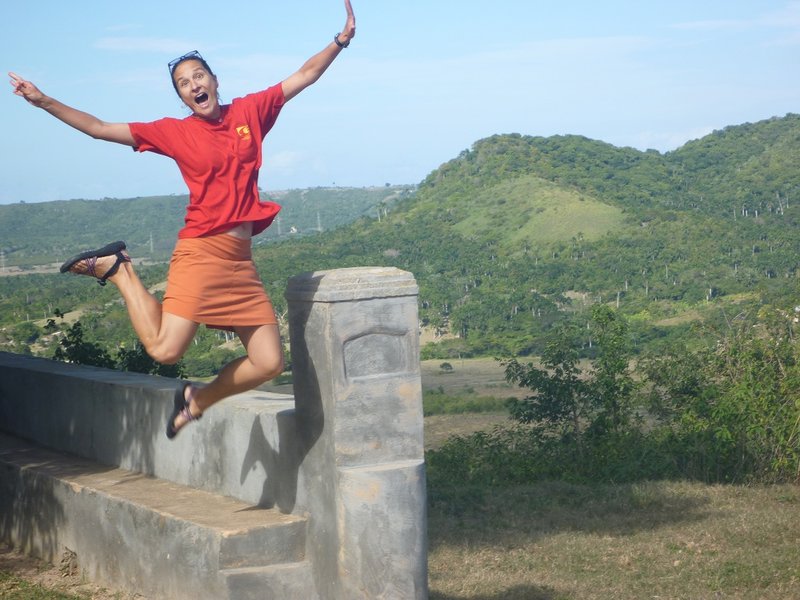 Kiran Jumping for Joy