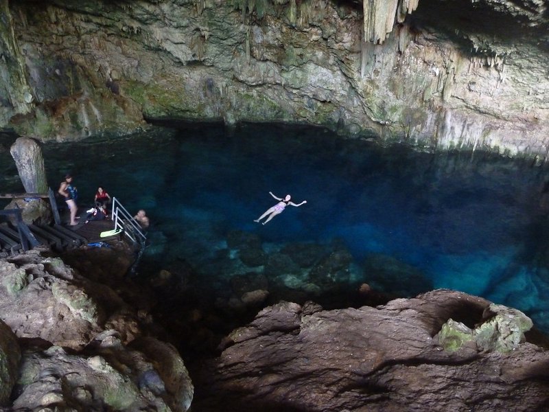 Magical Cave Swimming