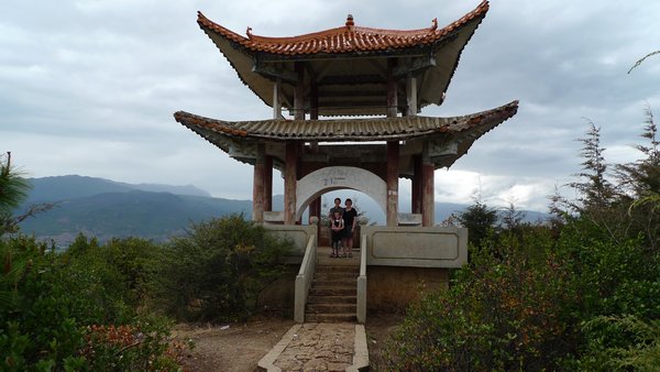 Toppen af Elephant hill i Lijiang