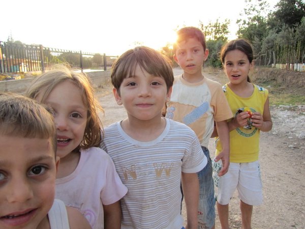 Syrian Kids who kept following me