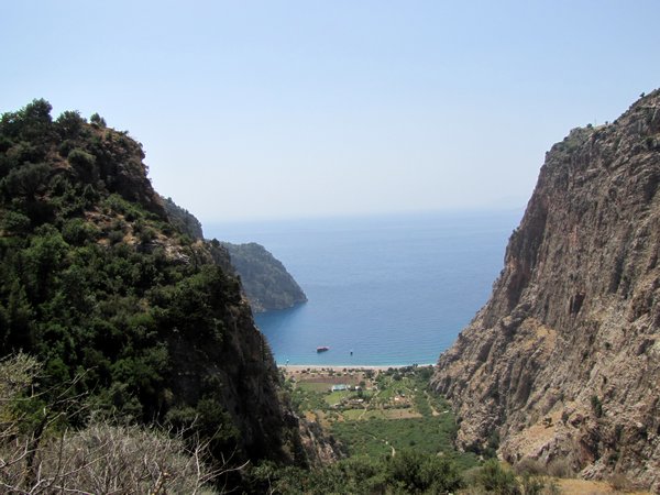 Butterfly Valley from Faralya