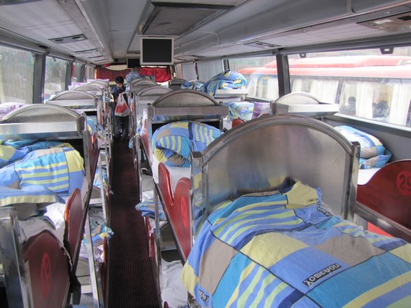 Sleeper bus to Shanghai