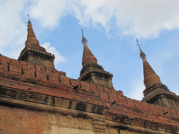 Bagan temple spires